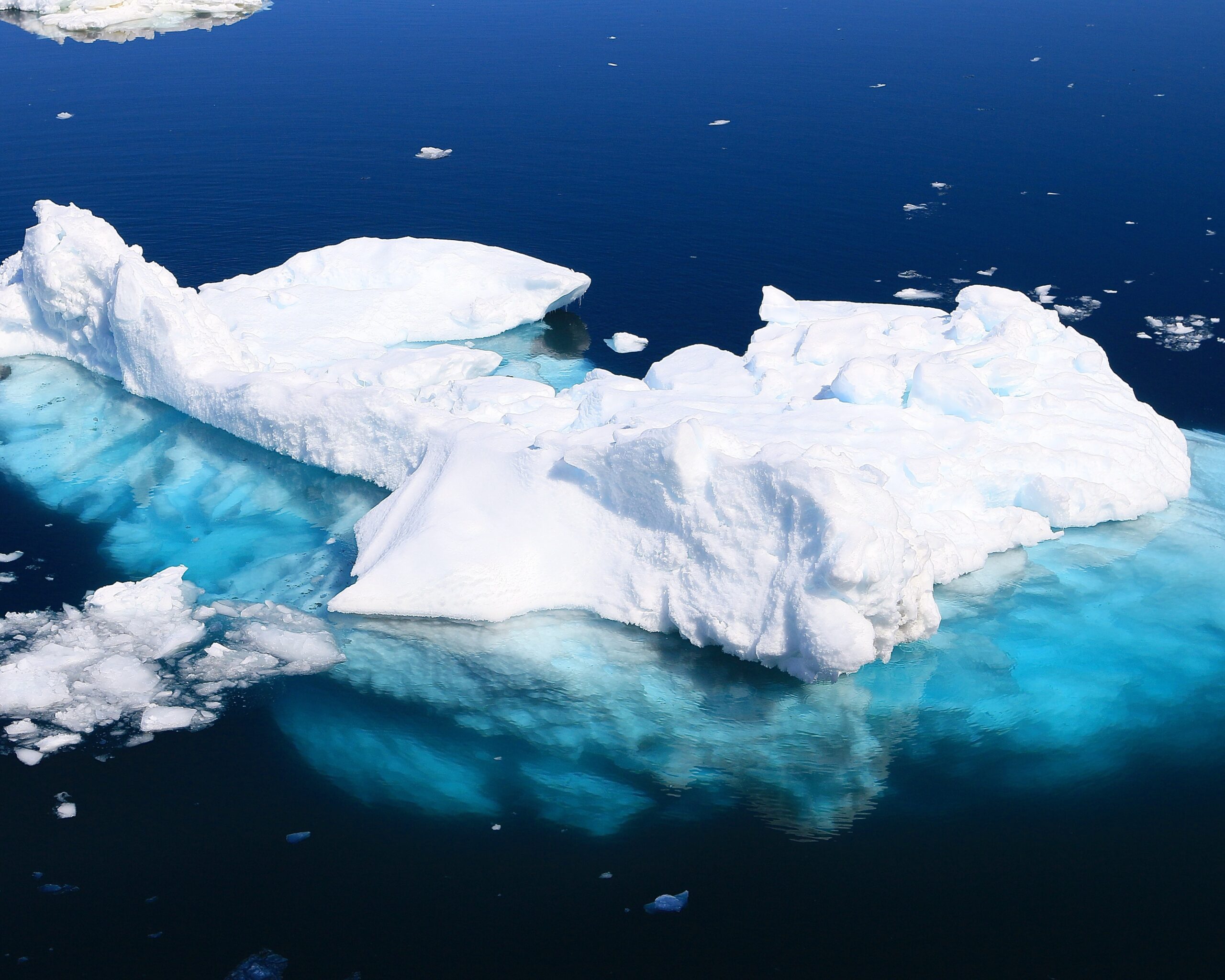 Icebergs Underwater